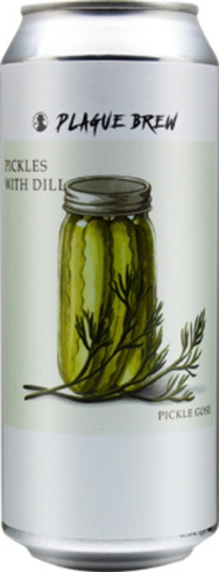 Пиво Плейг Пиклс Виз Дилл / Plague Pickles With Dill 0.5 - банка