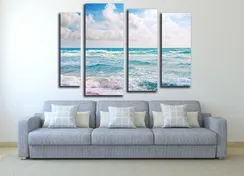 Модульная картина "Сила океана"