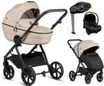 Детская коляска Tutis Uno 6 Plus Essential collection 4 в 1 с автокреслом Elo Lux EduSky Black и базой 1602180 Beige