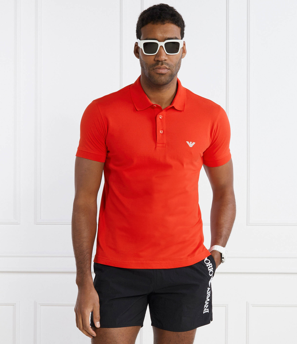 Поло Emporio Armani - красный(211804 4R461)