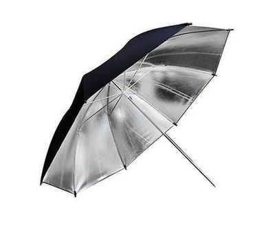 Фотозонт Godox UB-002 101cm серебро/черный