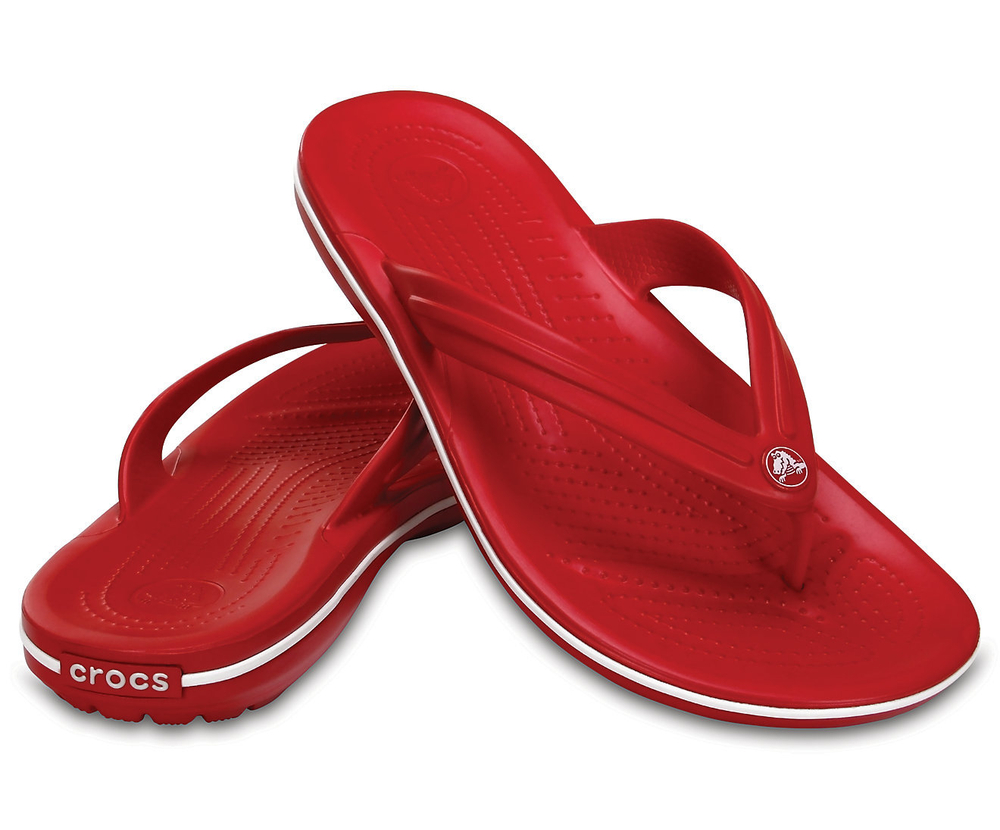 Шлепанцы Crocs Crocband Flip Красные
