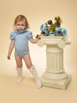 Боди с декоративным воротничком