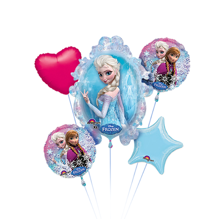 Композиция из воздушных шаров "Холодное сердце"