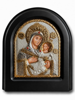 Вифлеемская икона Божией Матери 14×12 см, тёмный киот