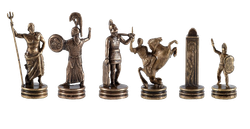 Manopoulos Шахматы оригинальные сувенирные "Троянская война"