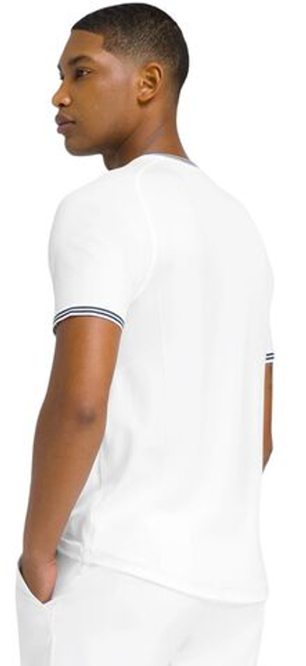 Мужская теннисная футболка Wilson Court Perfomance Crew - белый