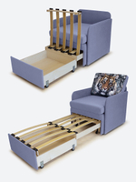 Кресло-кровать "Миник" с подлокотниками, купон Тигр