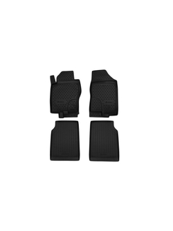 Коврики в салон для NISSAN Navara, 2010-2015, 4 шт. (полиуретан) CARNIS10043H