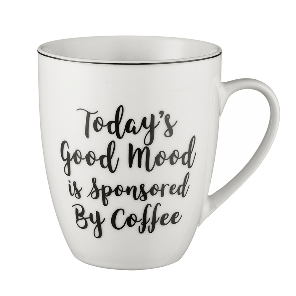 Кружка carnaby script 350 мл good mood