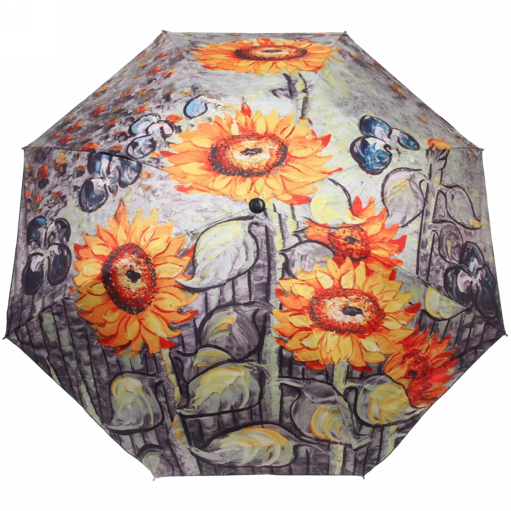 Зонт механический ветроустойчивый, матовая ручка «BESTzontik - muskat», цвет как на фото, длина 25см, d-110см