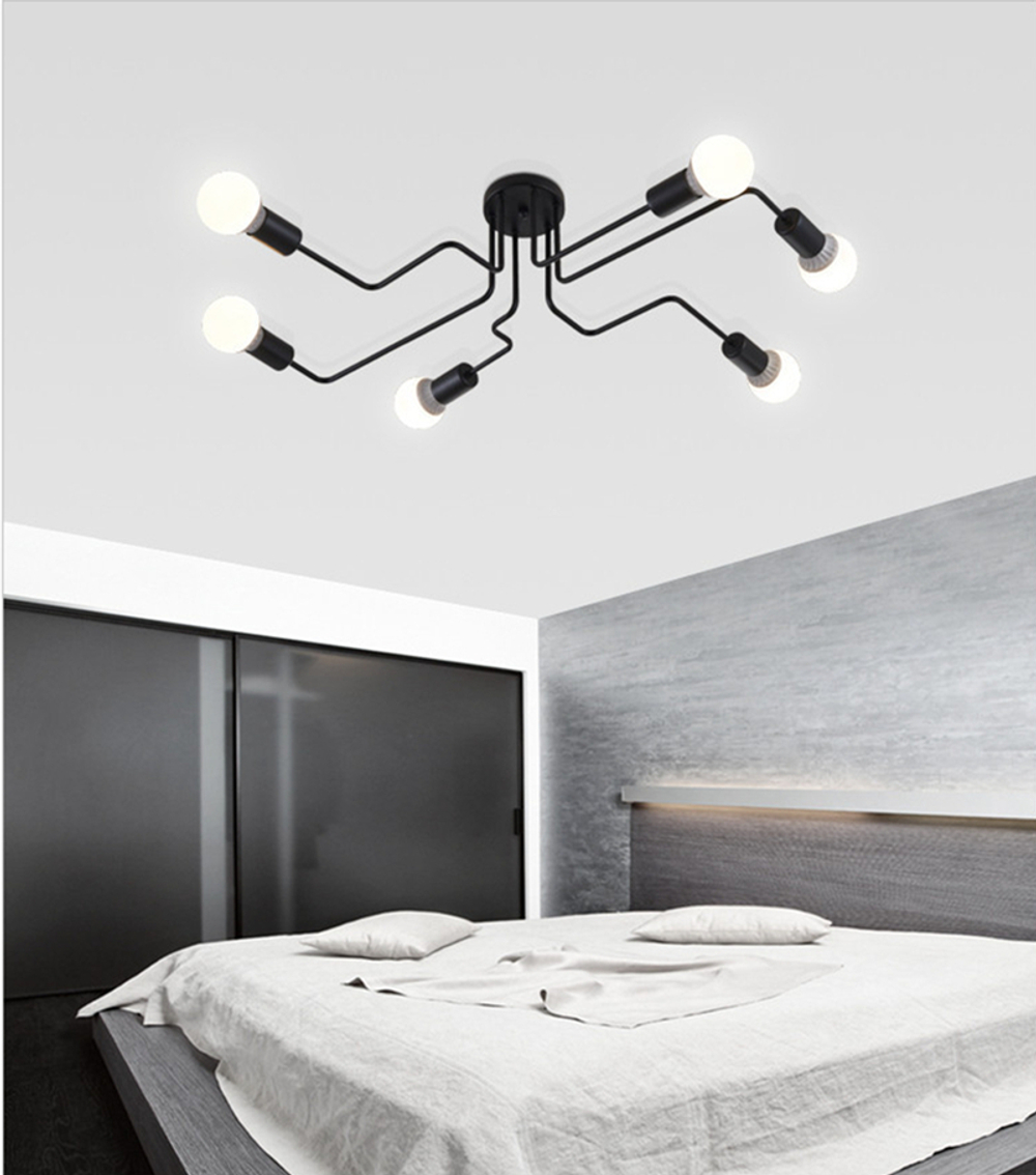 Ceiling design lamp Spider  (4 lampshade )