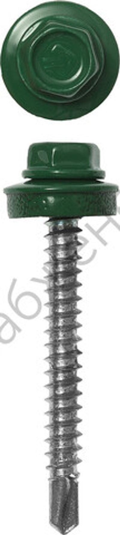 ЗУБР СКД 6002 65 х 4.8 мм, зел. лист, кровельный саморез, 180 шт (4-300315-48-065-6002)