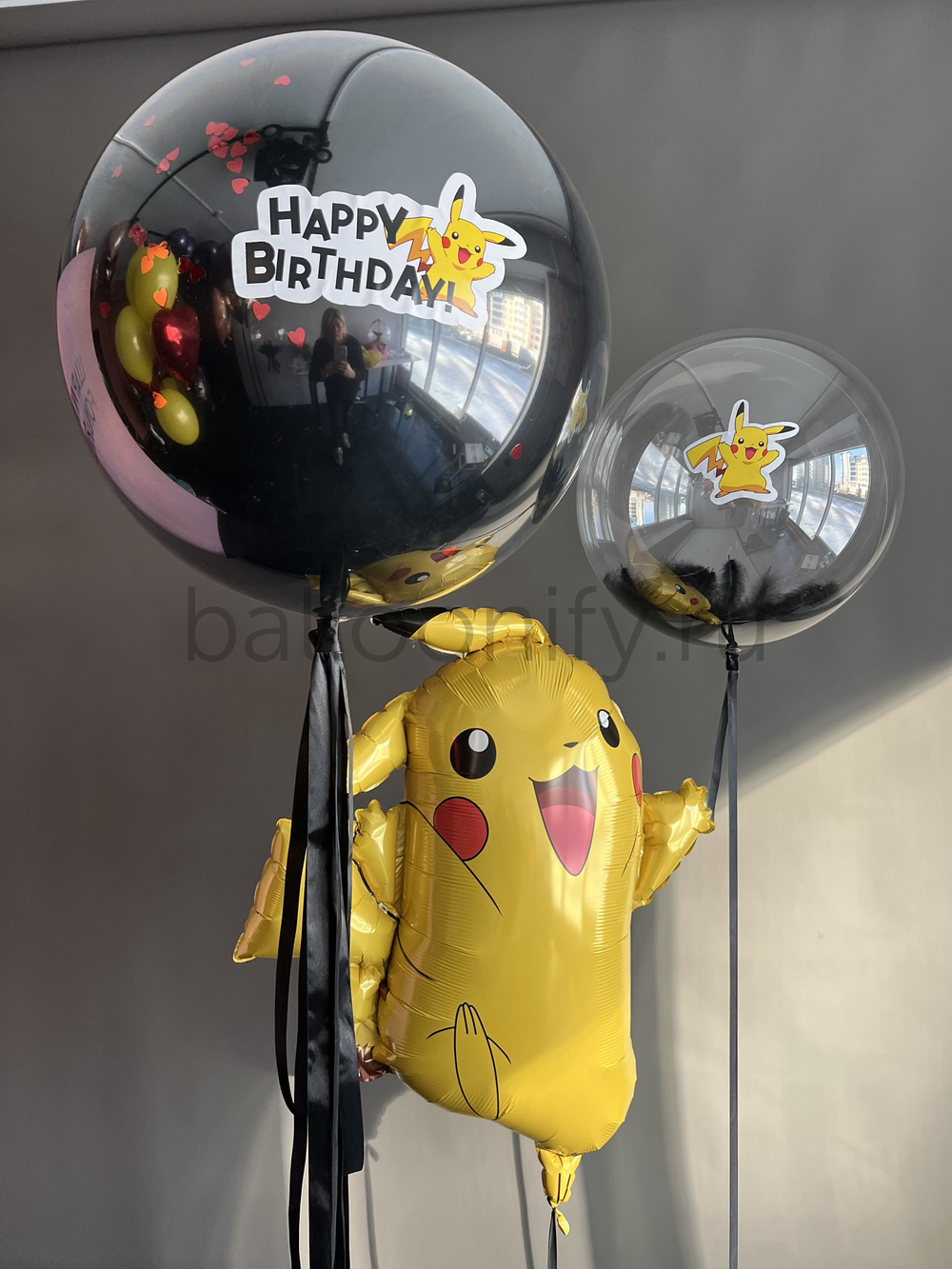 Набор шаров "Пикачу" Дизайн № 4