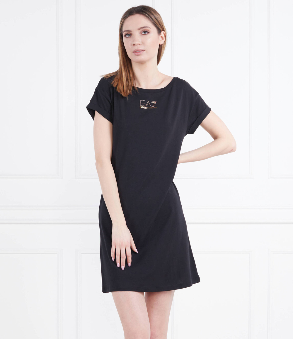 Платье EA7 - черный(3RTA55 TJDQZ)