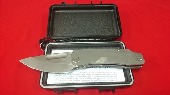 Складной нож скл. Medford General- MF/General Tb-Tb c клинком из стали D2, рукоять титан