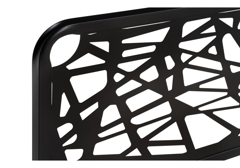 Полутораспальная кровать Кубо 120х200 черный