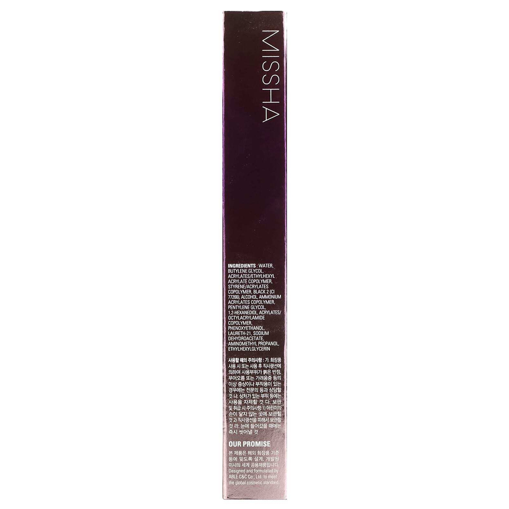 Missha, PowerProof, тонкий карандаш для лица, черный, 0,4 г (0,01 унции)