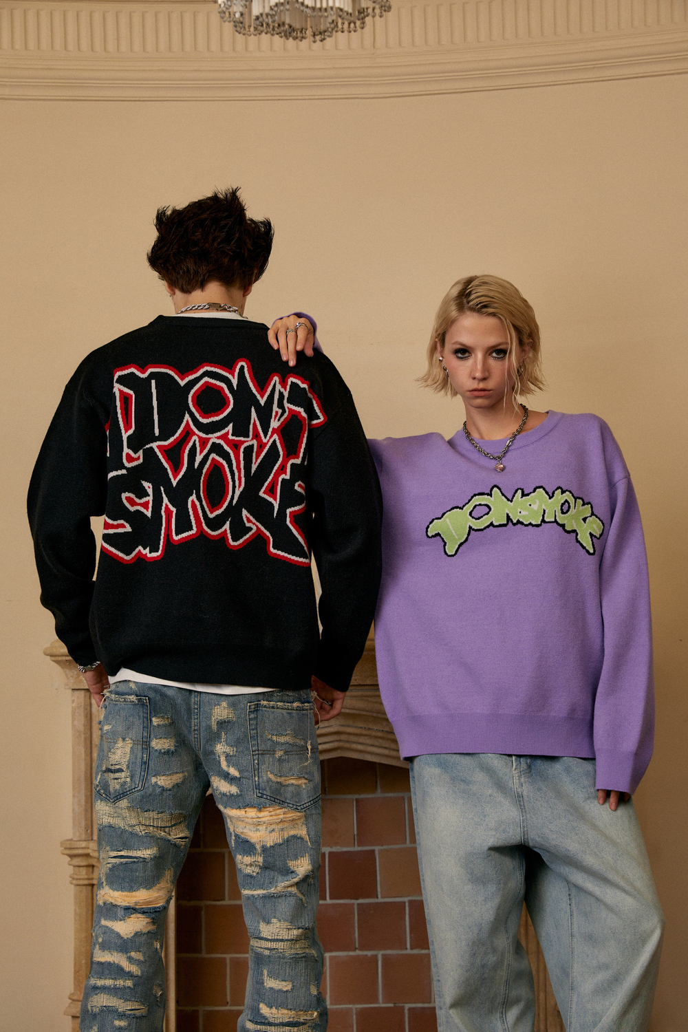 [FROM MOSCOW] Свитер DONSMOKE "Monstrous" Jacquard Sweater