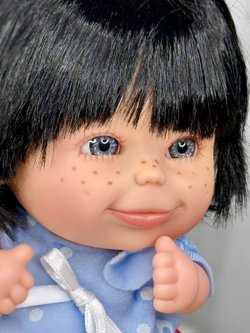 Пупс BERJUAN виниловый 20см Pecosetes (124A12)