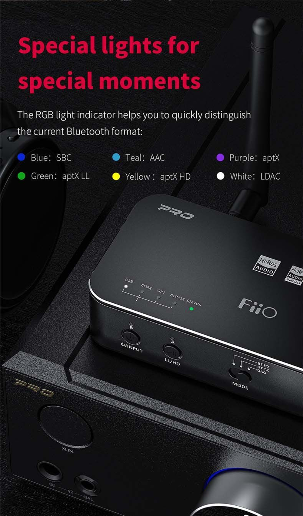 Bluetooth ресивер/трансмиттер FIIO BTA30 pro