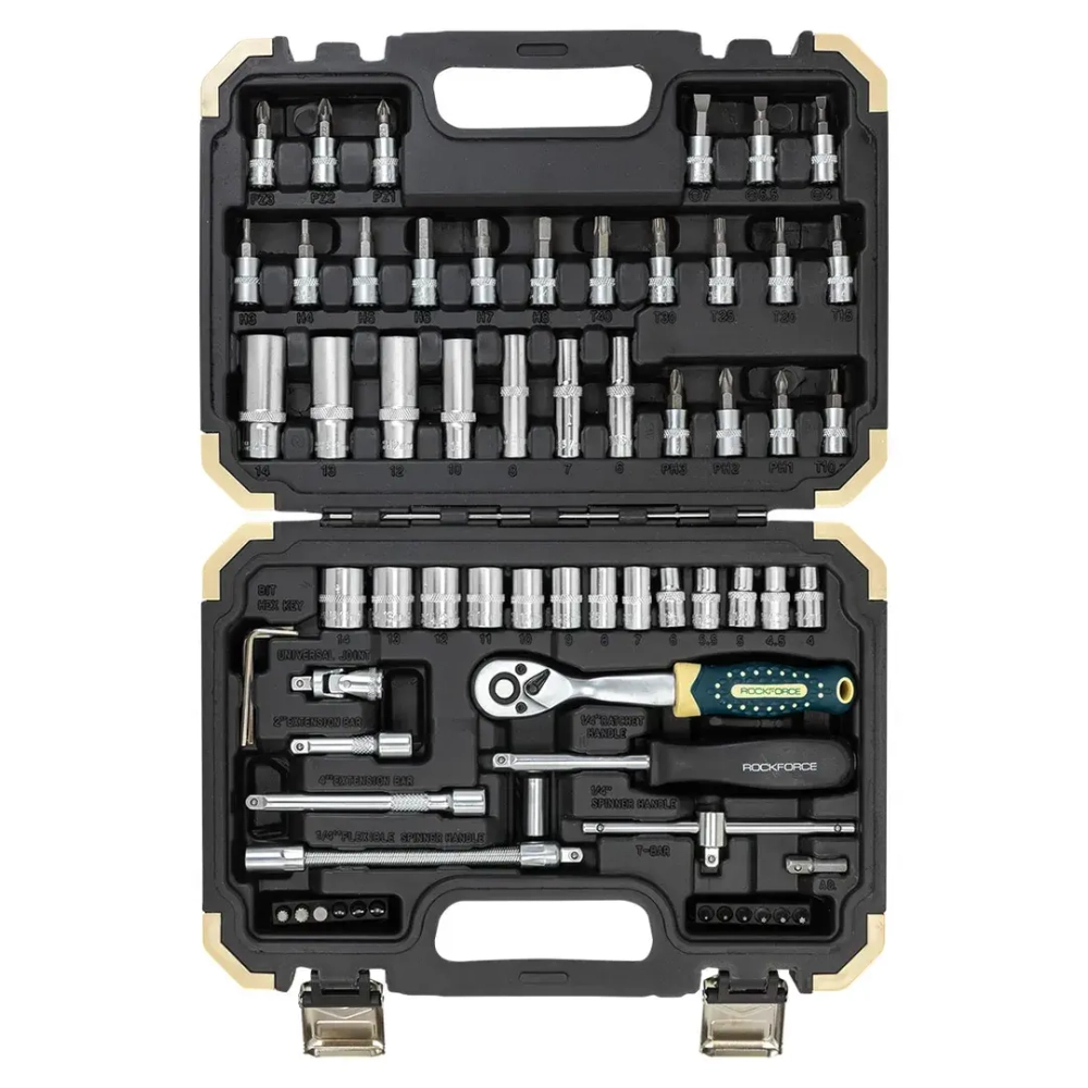 Набор инструментов 66пр. 1/4"(6гр.) ROCKFORCE RF LIGHT-2661-5