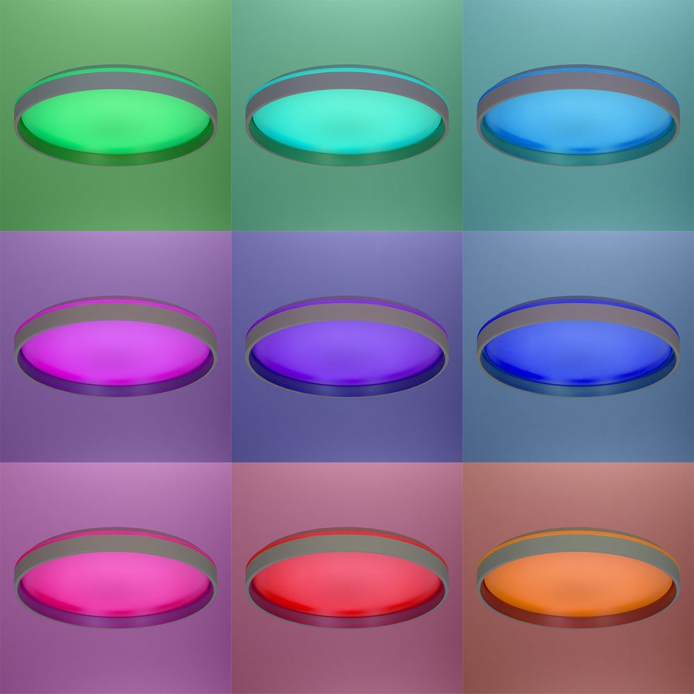 Citilux ENZO CL753510G LED RGB Светильник с пультом Белый + Золото