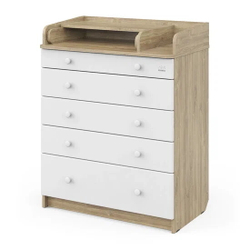 Комод Sweet Baby Marsala Дуб канзас/белый