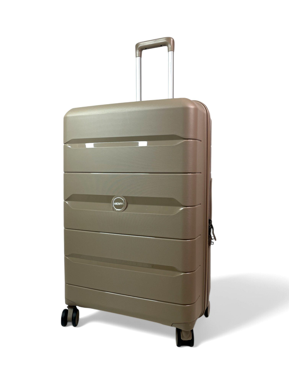 Большой чемодан Mironpan 23102, Бежевый, XL