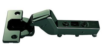 Omnia L Петля +30°  с демпфером, под саморез черная