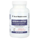 Real Mushrooms, Mushroom D2Z, D2 / бета-глюкан / цинк, 120 капсул