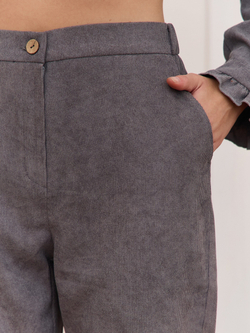 Брюки классические вельветовые