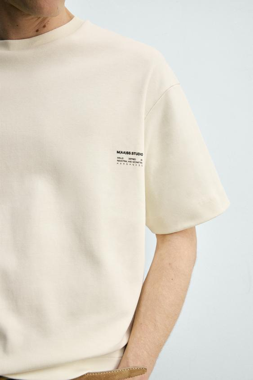ZARA ТОЛСТОВКА ИЗ ИНТЕРЛОКА С ФОТОПРИНТОМ, БЕЖЕВЫЙ