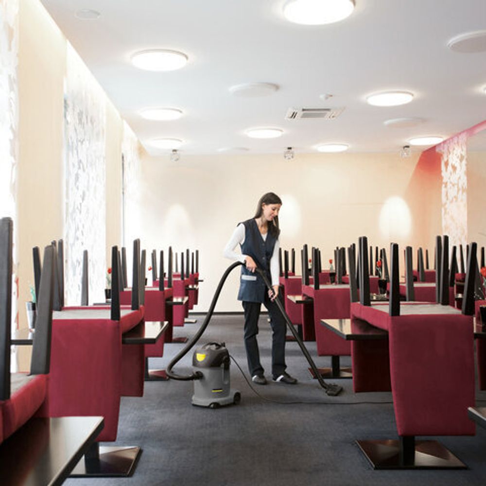 Пылесос хозяйственный профессиональный KARCHER T 14/1, пылесборник, 1600 Вт, 1.527-170.0