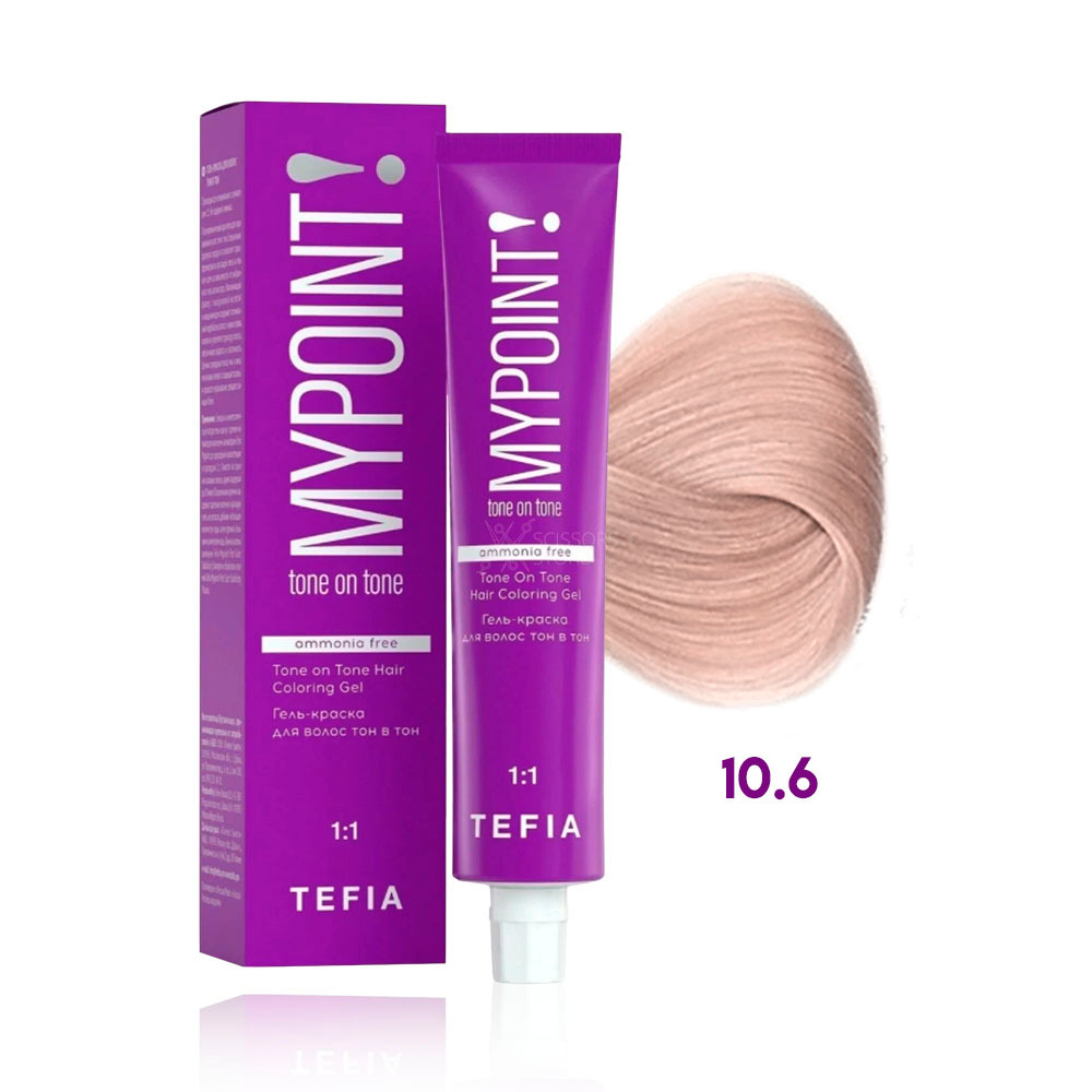 TEFIA  Гель краска для волос тон в тон, 60 мл