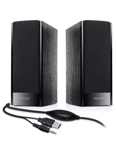 Колонки 2.0 B-56 BLACK 3 Вт, питание от порта USB