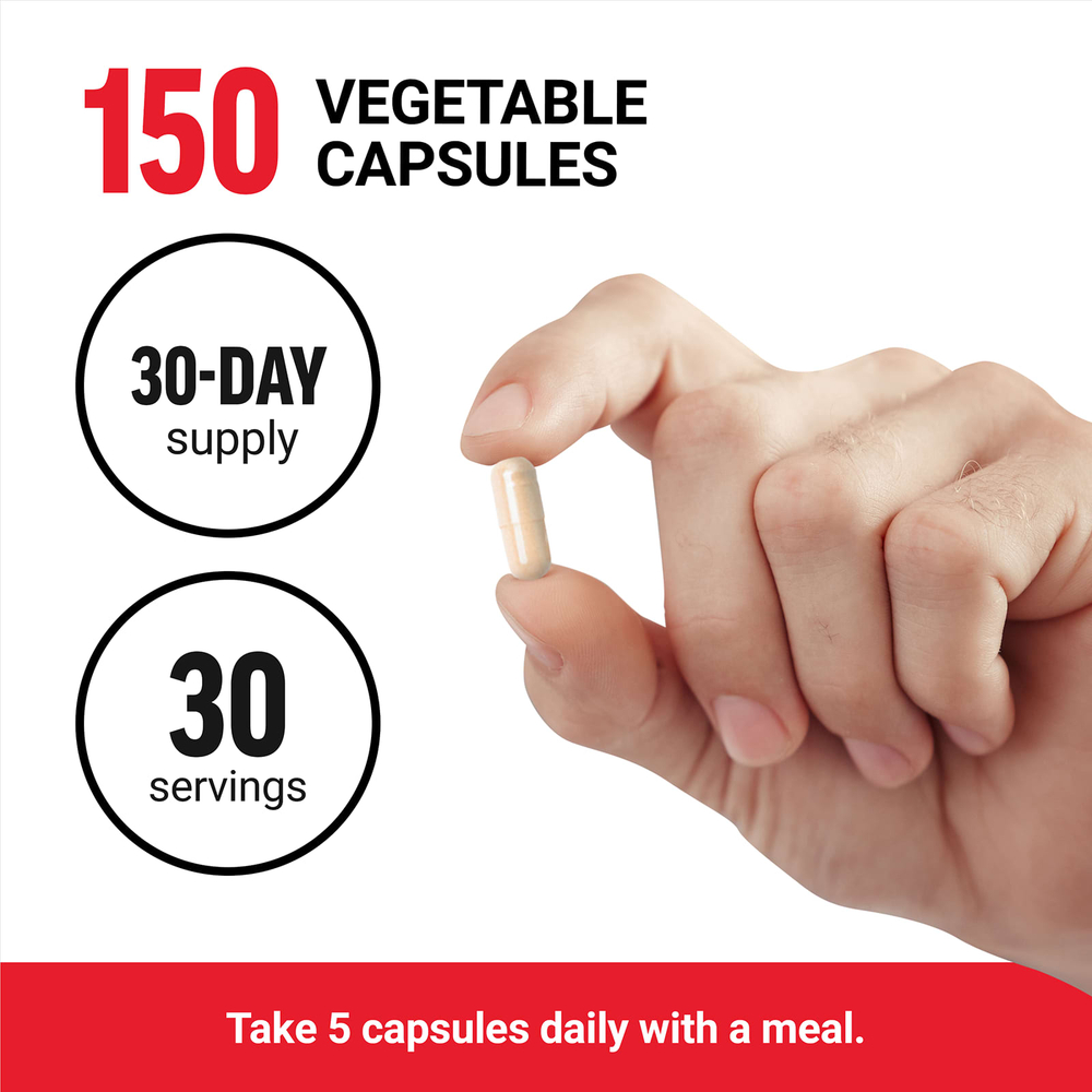 Force Factor, средство для наращивания мышечной массы с разработанным искусственным интеллектом PeptiStrong, 150 растительных капсул