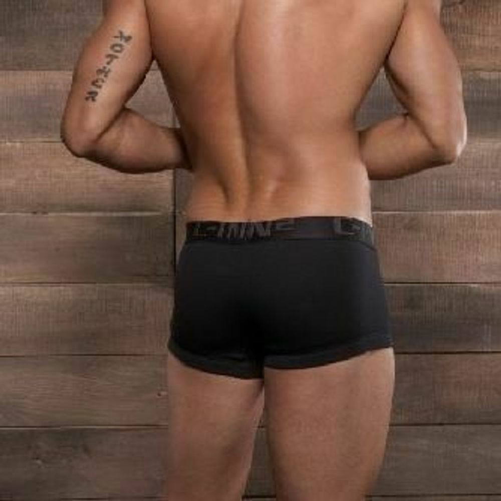 Мужские трусы боксеры черные C-IN2 Core Low No Show Army Trunk Noir Boxer