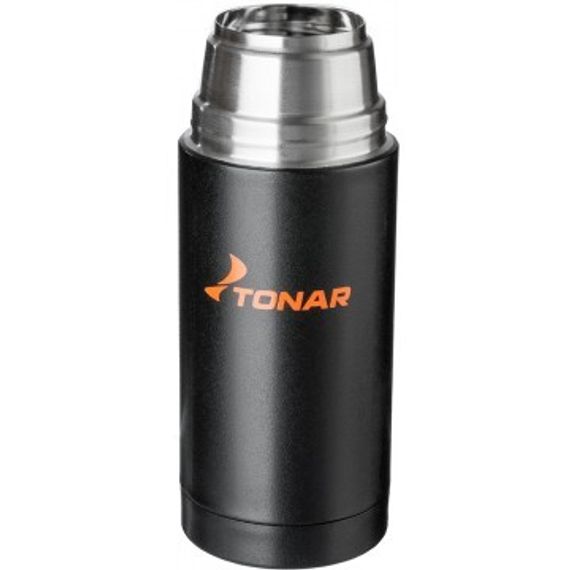 Термос TONAR 500ML HS.TM-023  черный (дополн.пласт.чашка)