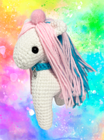 Брелок (вязаный) / Лошадка #11