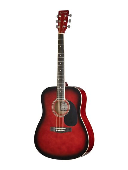 Caraya F630-RDS - акустическая гитара, красный санберст