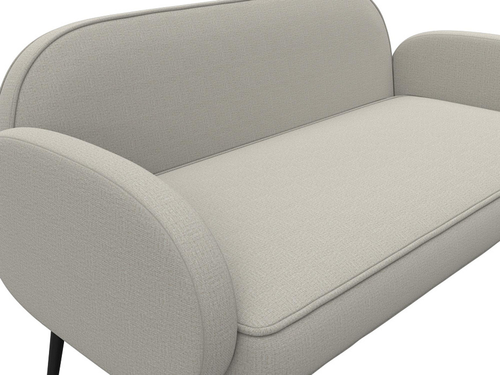 Диван прямой Лига-086 РОГОЖКА Амур 02 бежевый