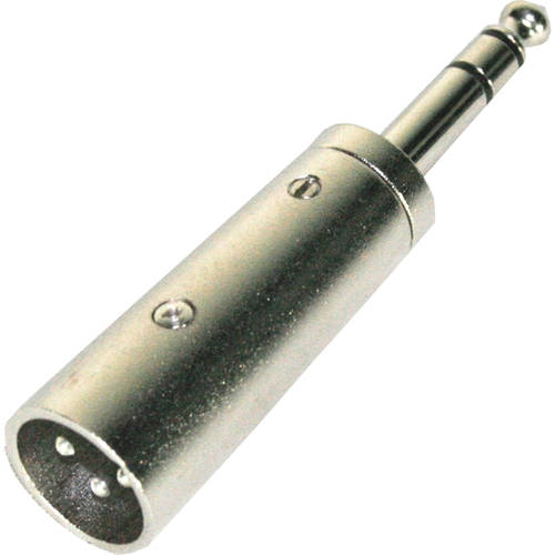 INVOTONE AD330 - переходник 3P XLR папа, 6.35мм стерео джек папа, корпус металл