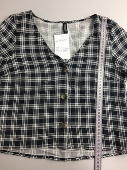 Рубашка H&M укороченная 38 размер