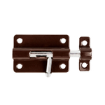 Шпингалет мебельный металлический SPD60х30 BR коричневый