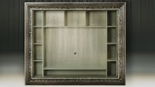 Модуль для книг и TV 1834 х1534 (Патина)