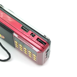 Радиоприемник JOC H1011 USB/MP3  цифровой  красный