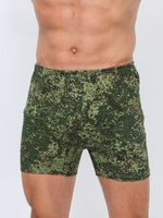 Армейские камуфляжные трикотажные трусы (пиксель)