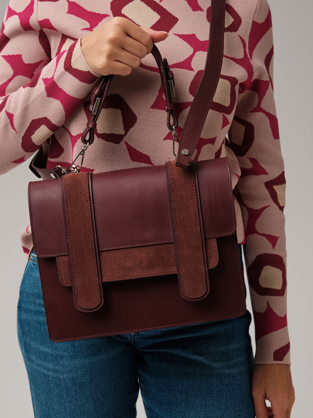 Сумка Azaro 30303 бордовый бархат