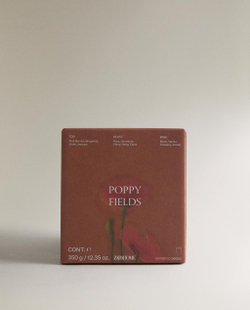 Zara Home Ароматическая свеча Poppy Fields, 350 г, аромат для дома